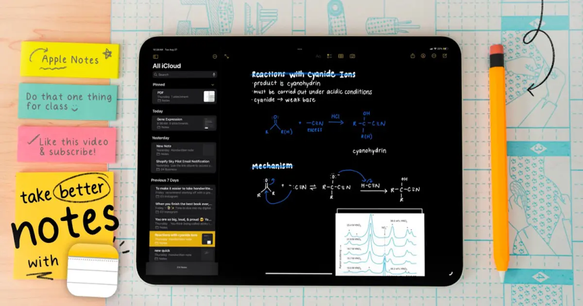 Apple Notes, application de prise de notes intégrée à iOS et macOS