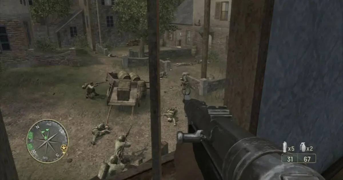 Call of Duty 3 artwork focusing on Normandy and Operation Cobra