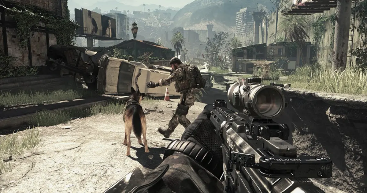 Ghosts introduces a new universe and military dog Riley