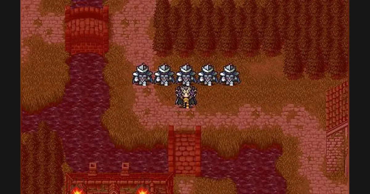 ファイナルファンタジーIIのゲーム画面
