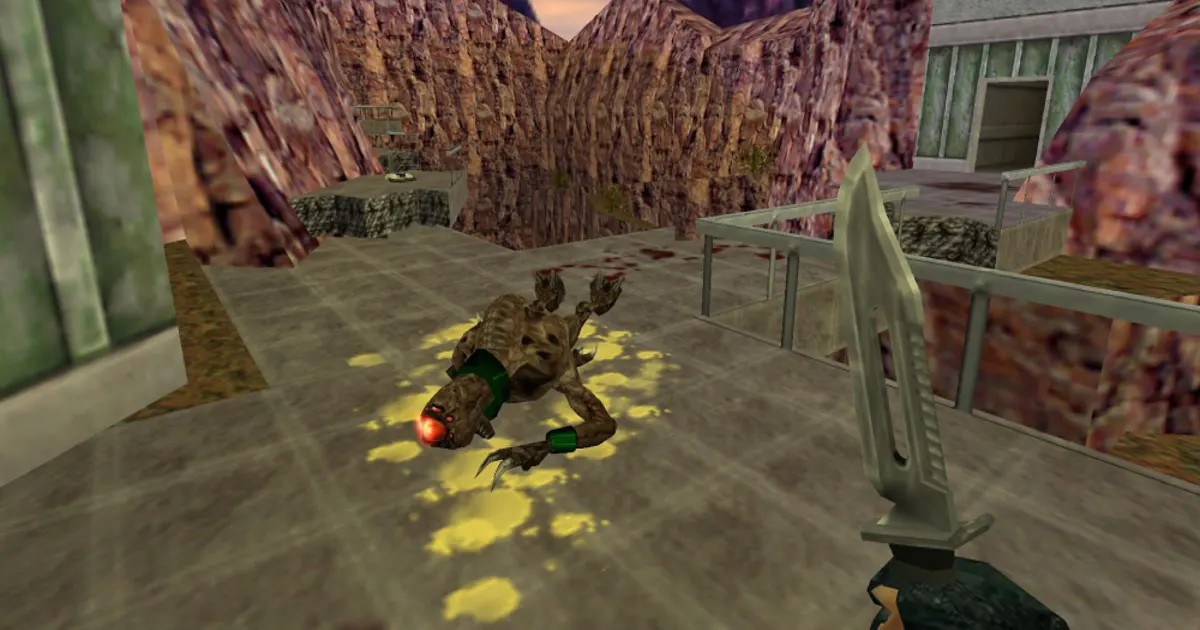 Cover art of the original Half-Life video game