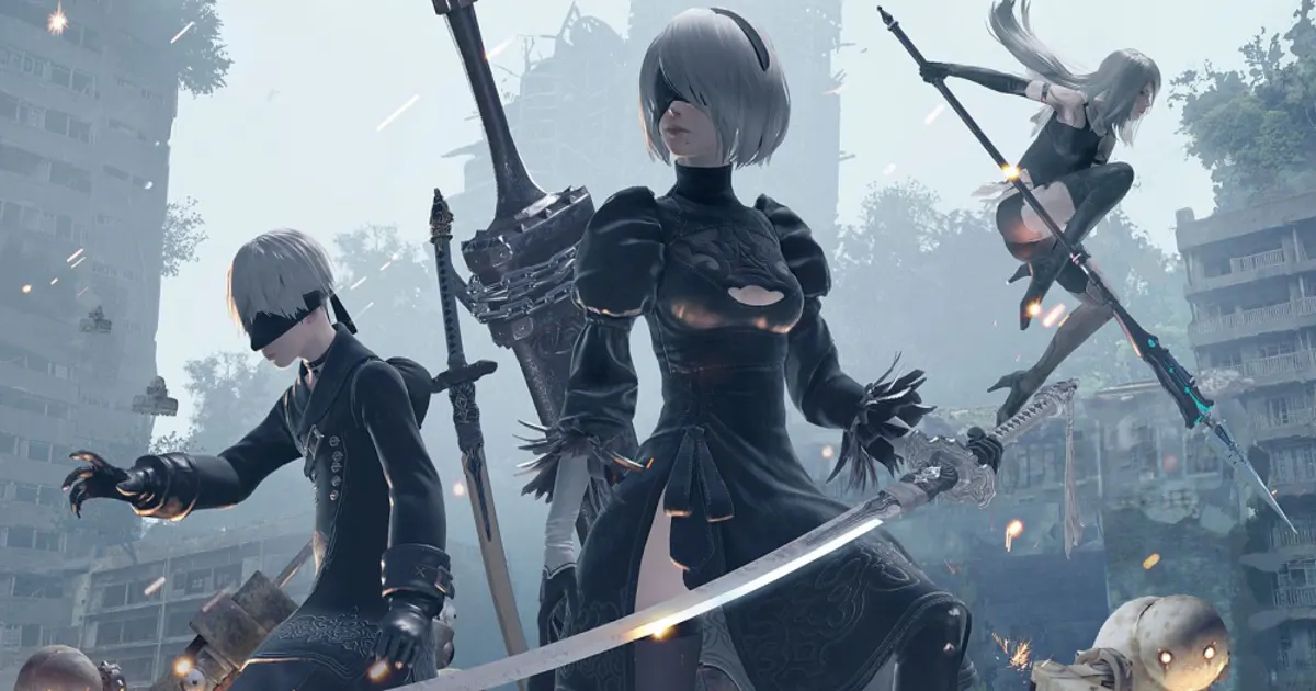 NieR: Automataのスタイリッシュなビジュアル