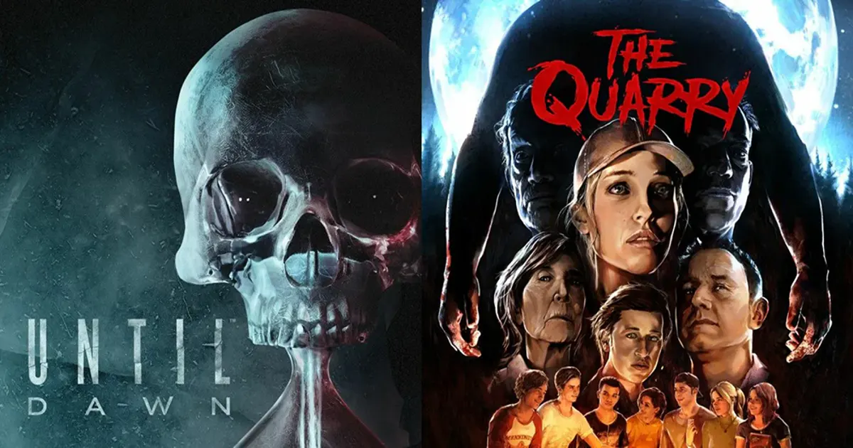 Until DawnとThe Quarryのホラーゲームシーン
