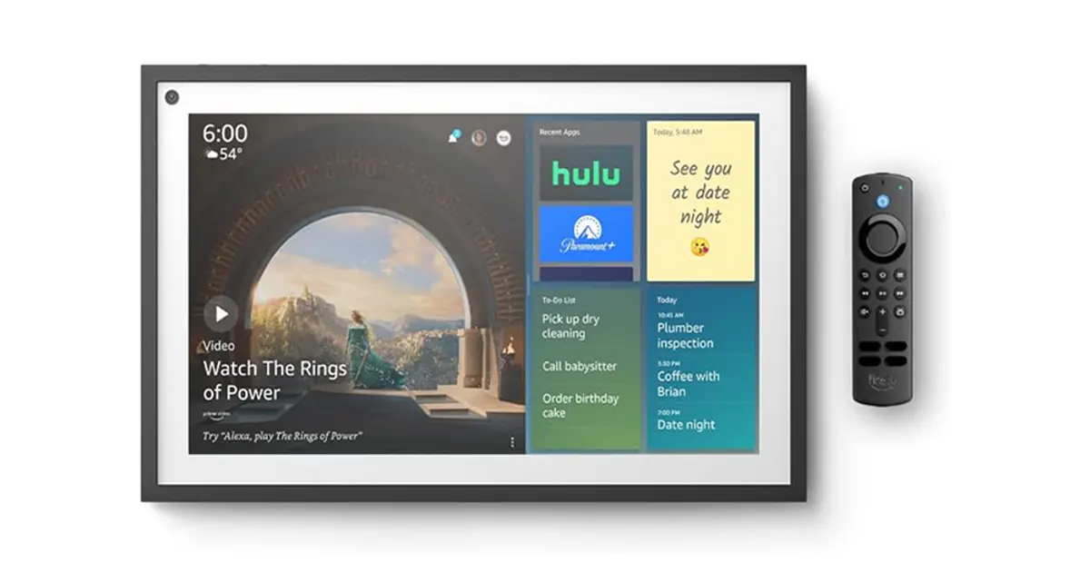 Amazon Echo Show 15 smart speaker with large screen and Alexa support