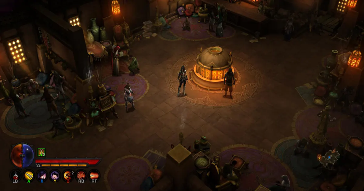 Capture d'écran de Diablo III (2012), combats dynamiques et graphismes modernes