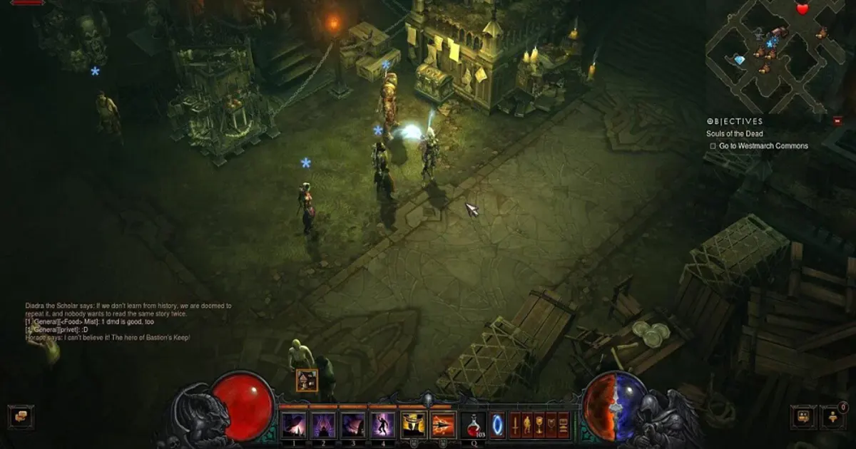 Illustration de Diablo III: Reaper of Souls (2014), avec le personnage du Croisé