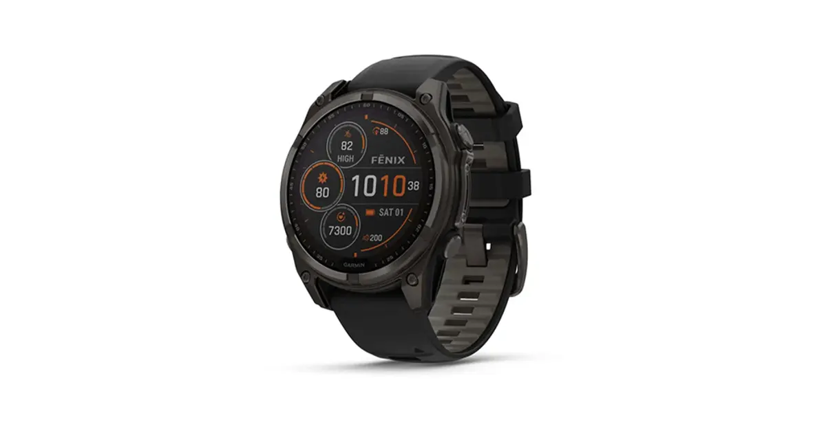 Garmin Fenix 8 Solar with solar charging
