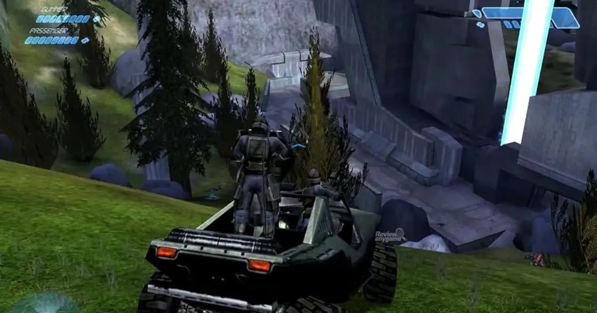 Illustration de Halo: Combat Evolved, le premier jeu de la saga, sorti en 2001