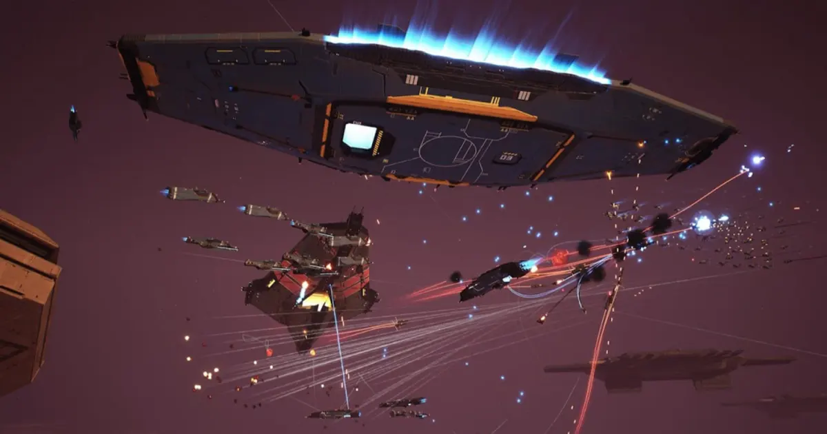Homeworld 3: massive space battle and fleets in three dimensions