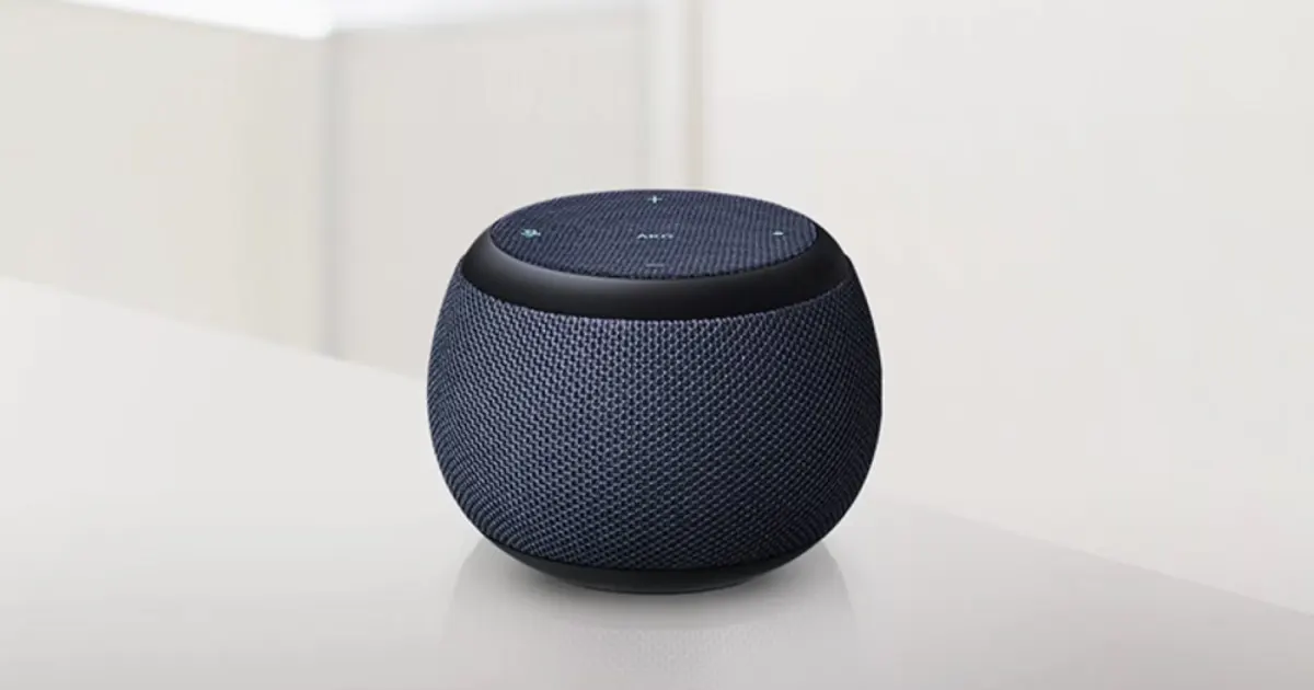 Samsung Galaxy Home Mini 2 compact smart speaker with Bixby