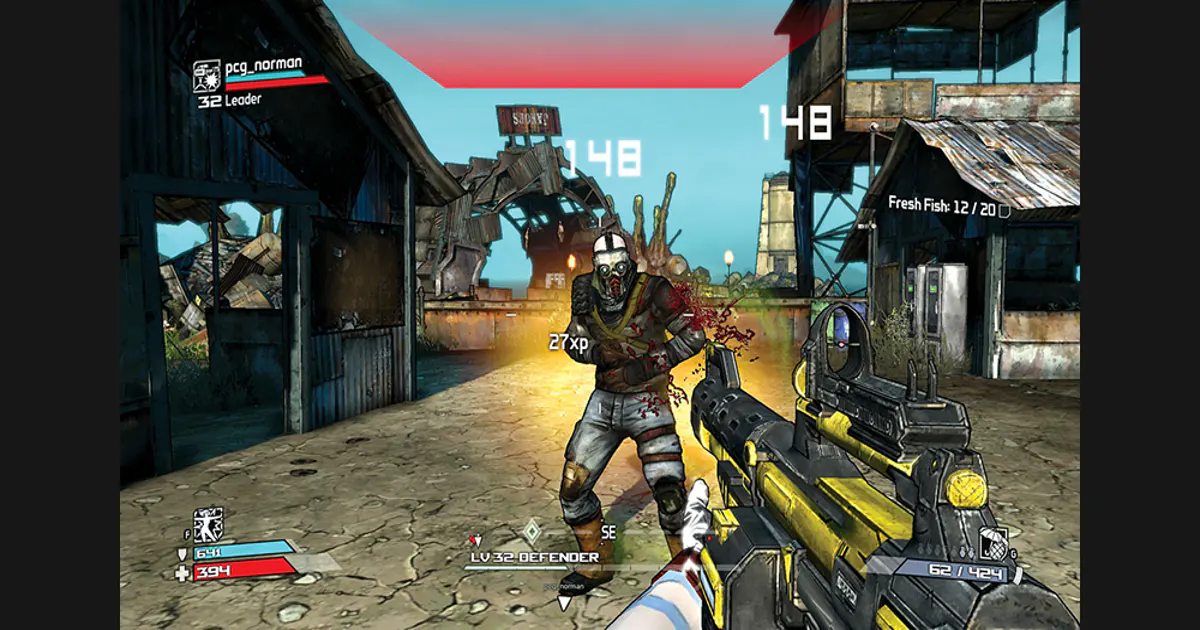 初代Borderlands（2009）のアートワーク。コミック調でポストアポカリプス感が際立つ