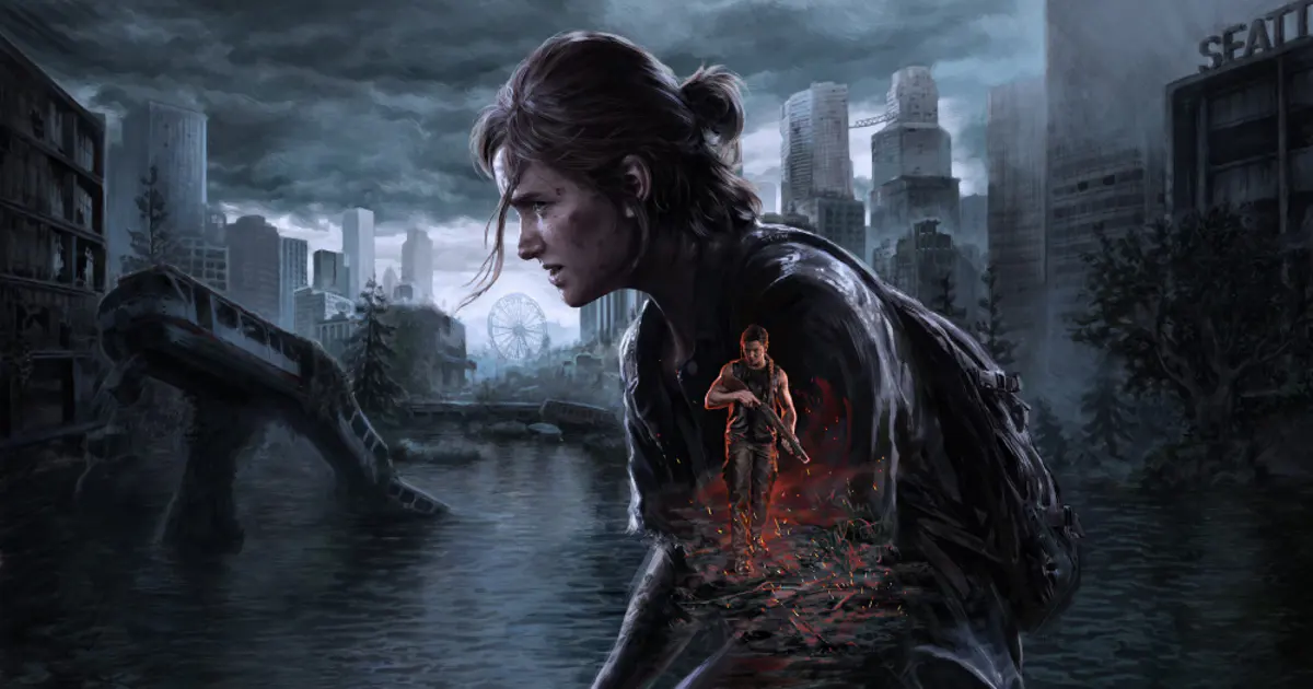 The Last of Us Part II key art featuring main characters