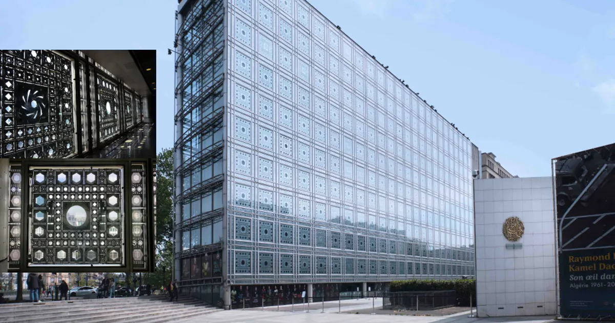 Institut du Monde Arabe in Paris mit mechanischen Fassadenelementen