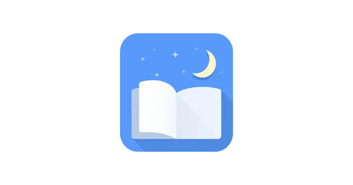 Moon+ Reader app with advanced reading settings