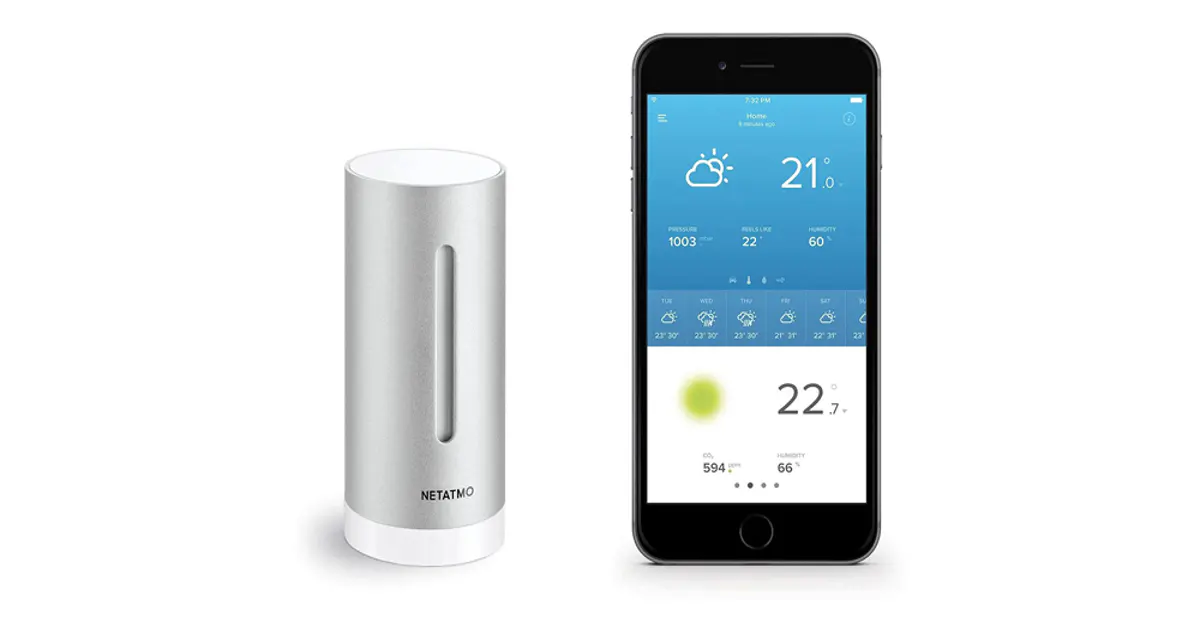 Netatmo Weather Station - advanced air quality monitoring for homes