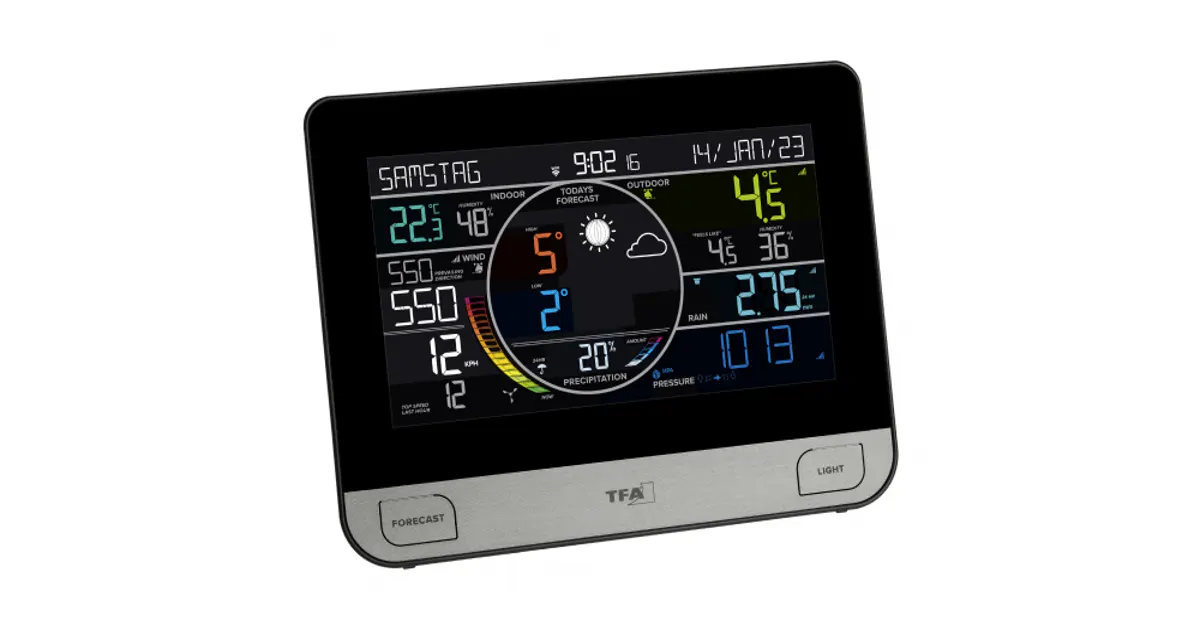 TFA Dostmann View Pro - classic weather station for detailed weather analytics