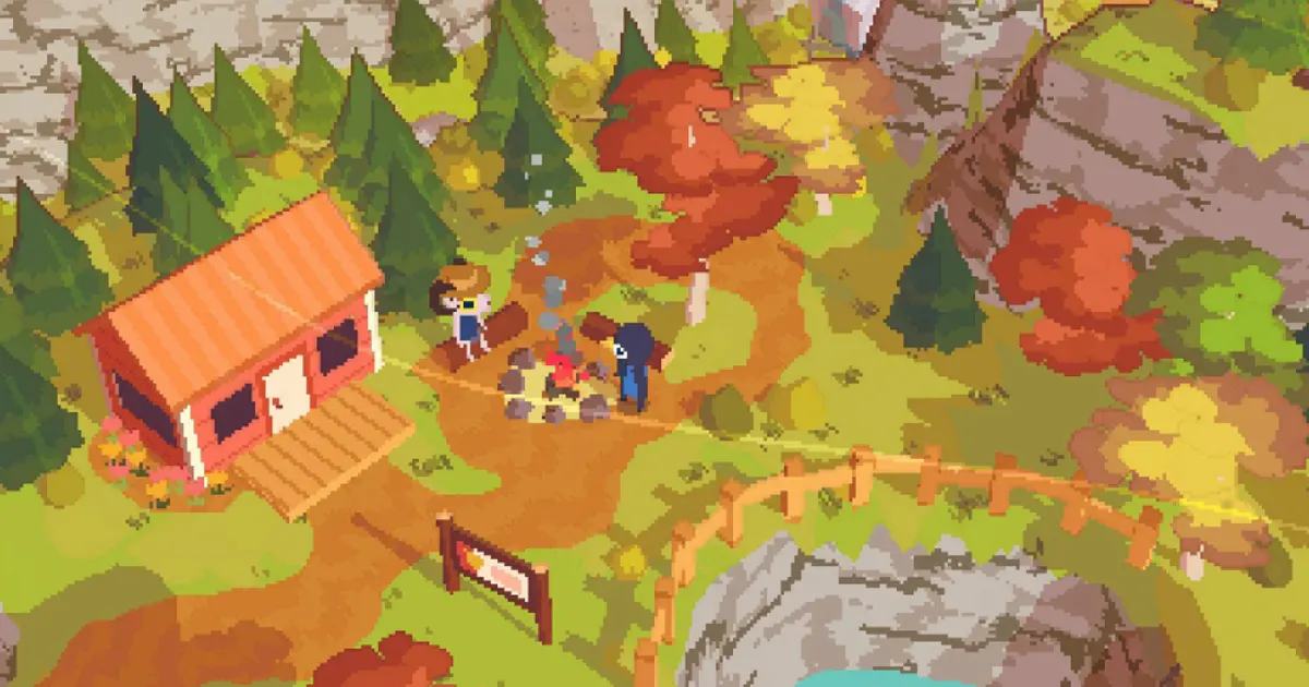 A Short Hike bird character on an island