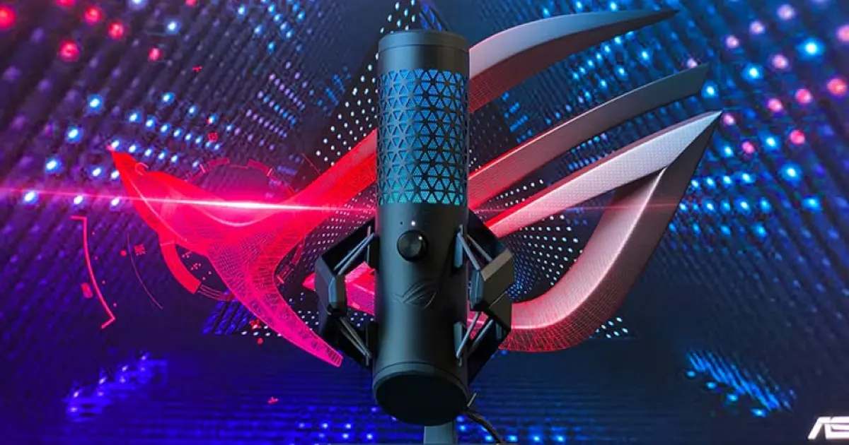 ASUS ROG Carnyx condenser microphone with 25 mm capsule