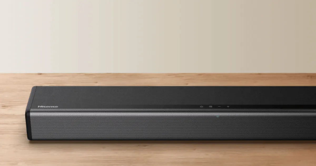Hisense HS214 updated version soundbar, compact and well-balanced sound