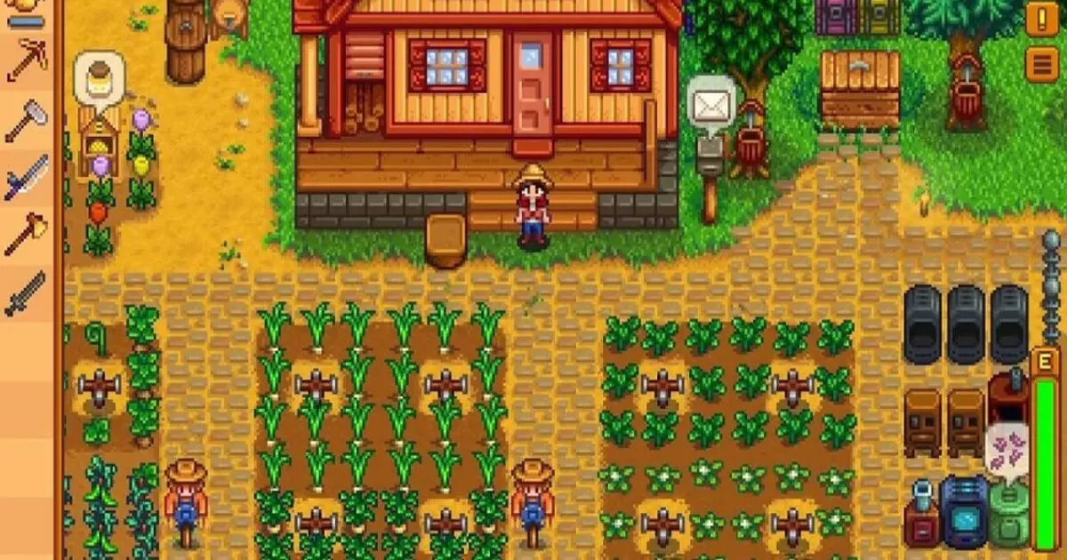 Stardew Valley cozy farm setting