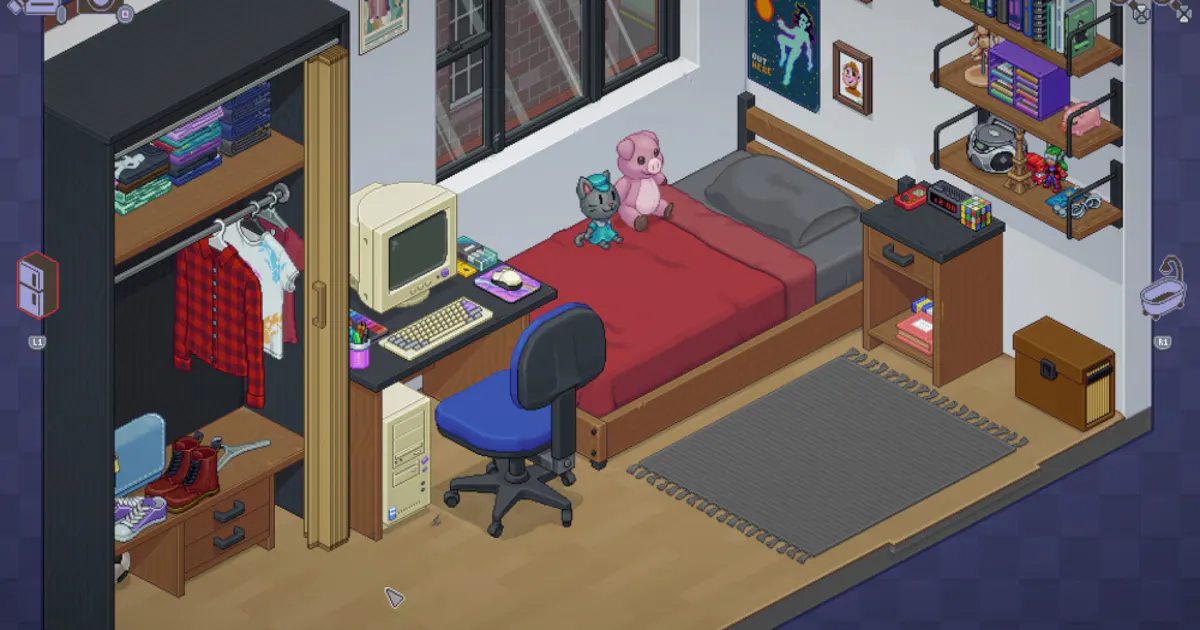 Unpacking rooms and placing items