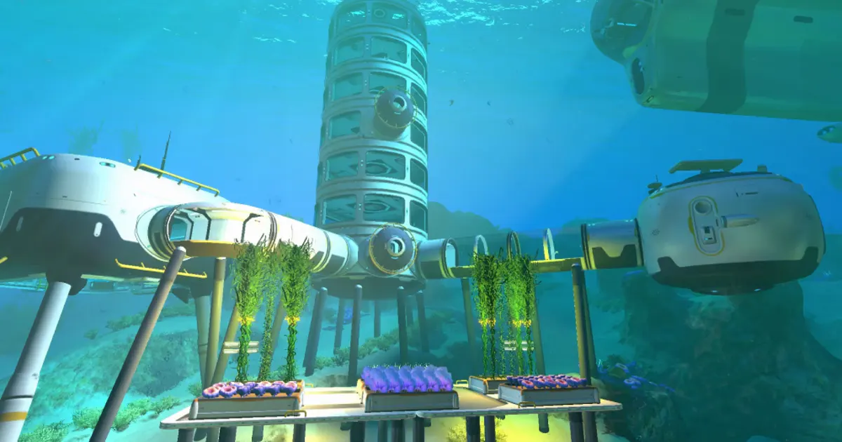 Exploring the deep ocean and underwater bases in Subnautica