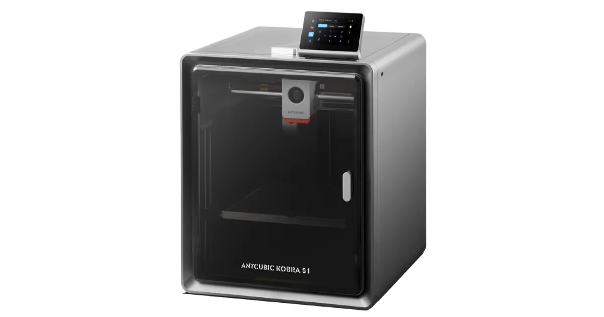 Anycubic Kobra S1 - impressora 3D fechada para plásticos técnicos