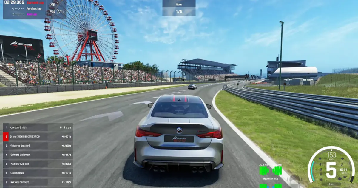 Assetto Corsa EVO: Photorealistic cockpit and track visuals