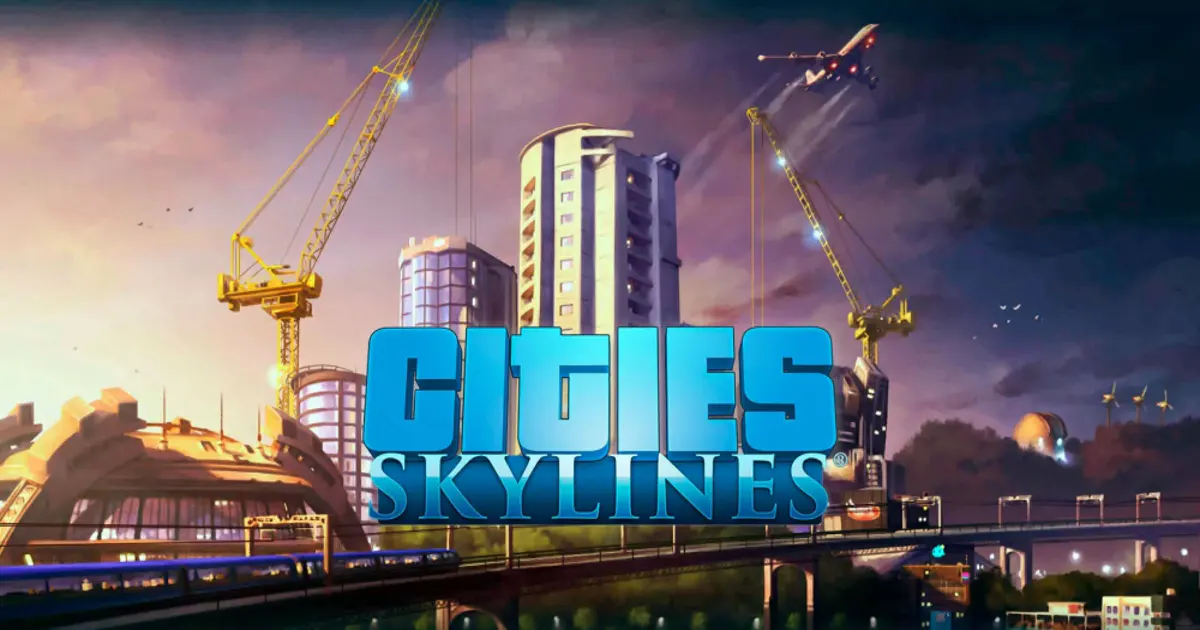 Cities: Skylines modern city with complex infrastructure