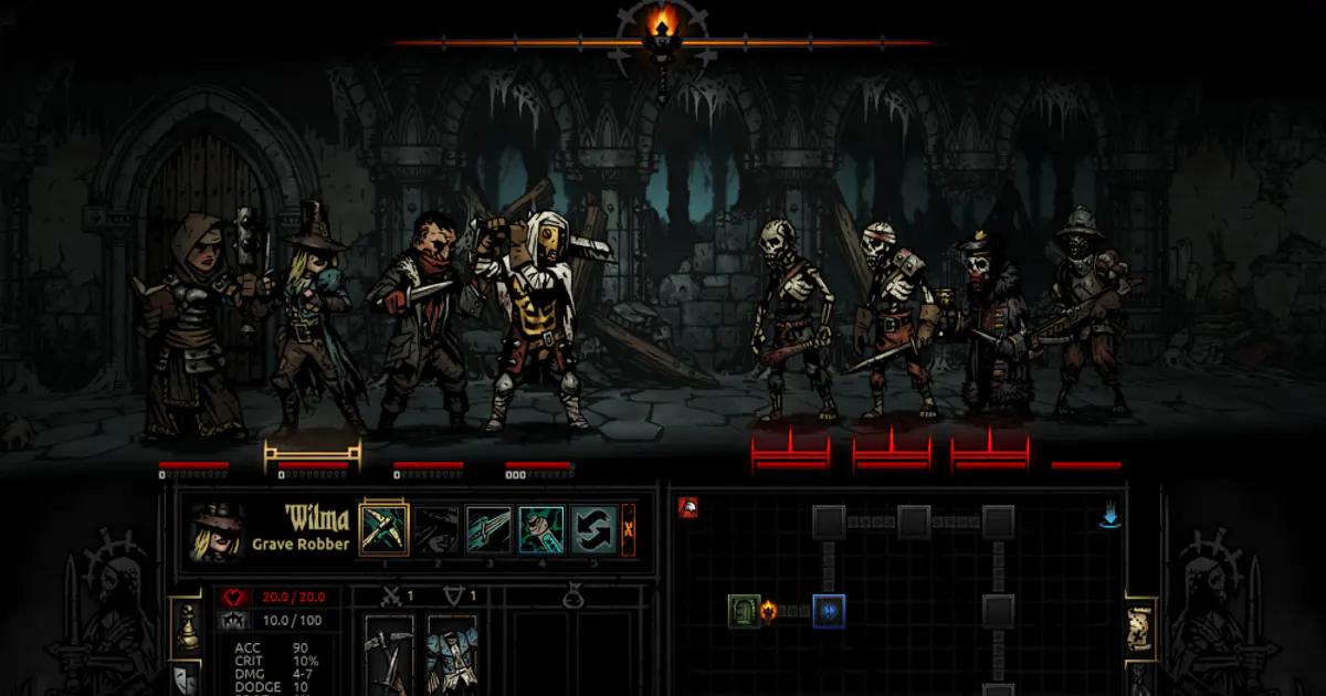 Darkest Dungeon - мрачный roguelike с управлением группой героев