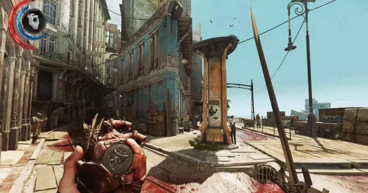 Corvo and Emily using stealth and powers in Dishonored 2