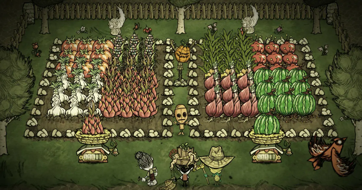 Don't Starve Together: stylized co-op survival