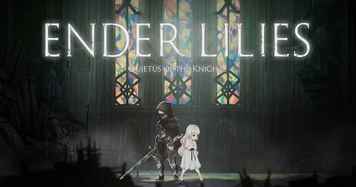 Ender Lilies: Quietus of the Knights oyunundan karanlık bir krallık ve ana karakter Lily