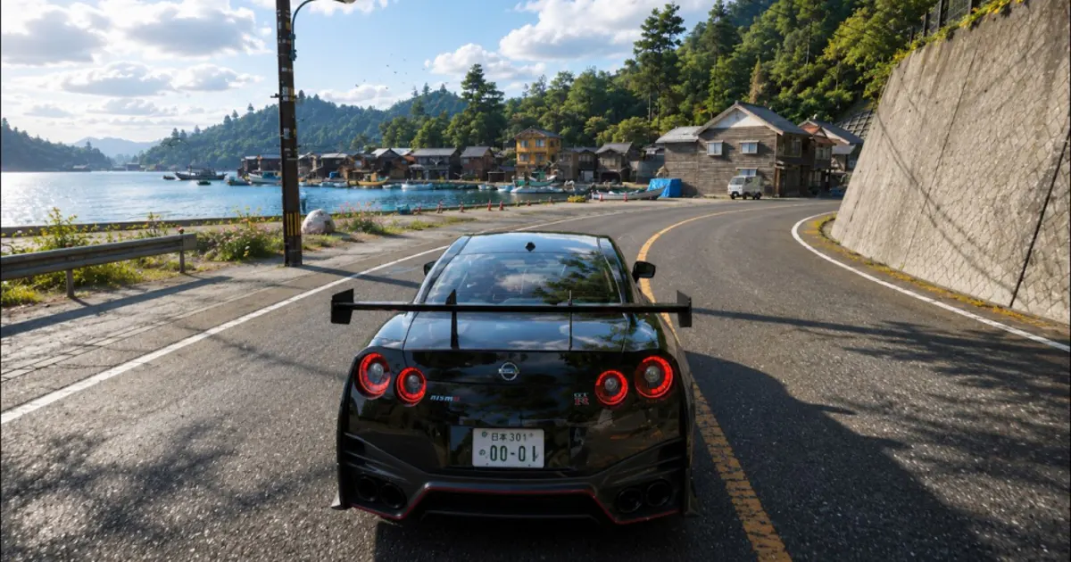 Forza Horizon 6: Ray traced reflections on Japanese city streets