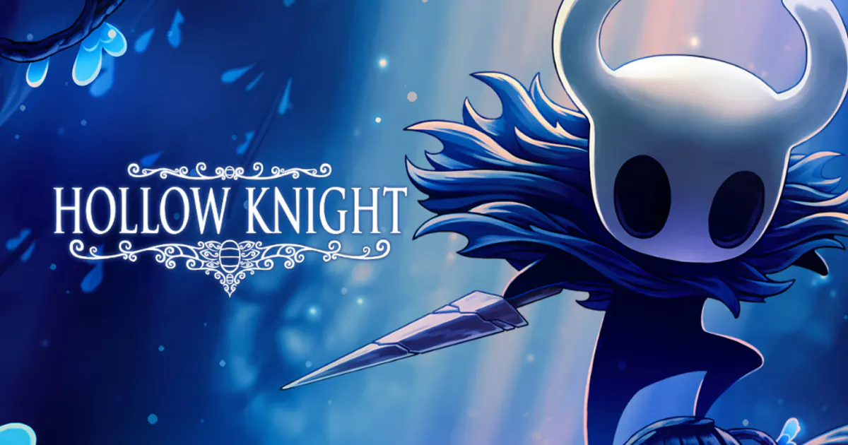 Hollow Knight oyunundan bir sahne, karanlık yeraltı krallığı Hallownest