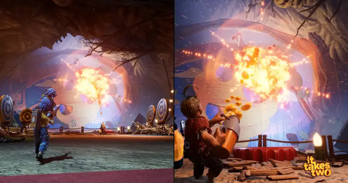It Takes Two split screen gameplay