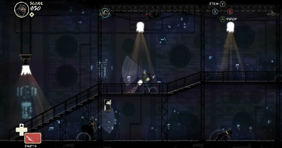 Stealth action in Mark of the Ninja: Remastered