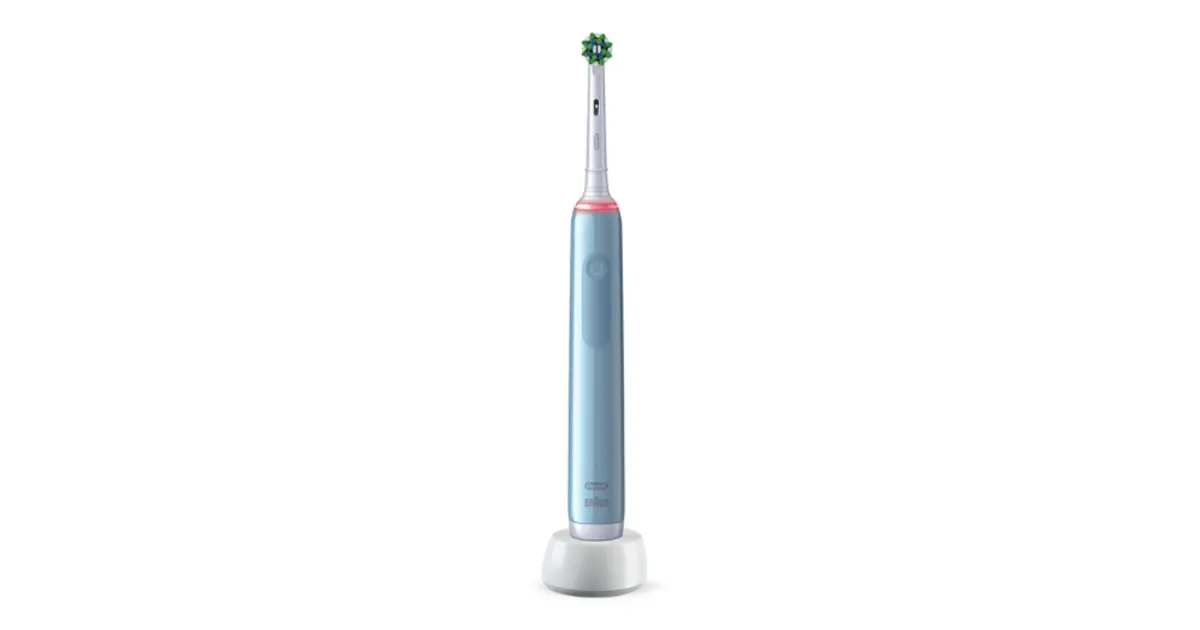 Oral-B Pro 3 electric toothbrush with visible pressure indicator