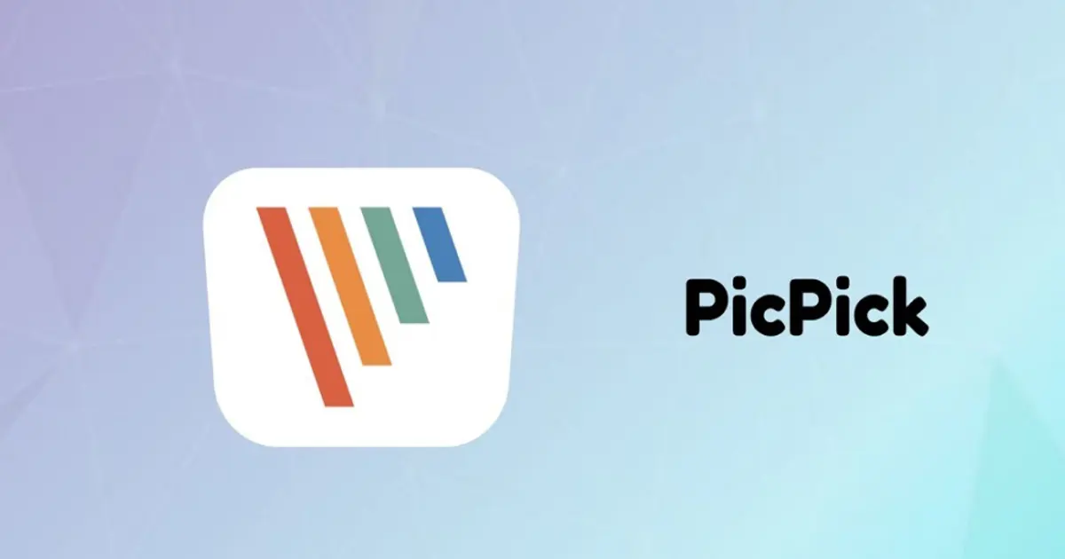 PicPick screenshot software editing interface