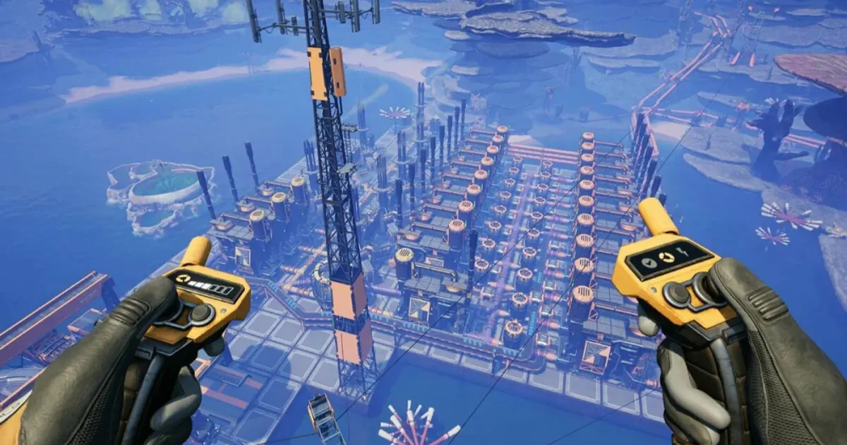 Satisfactory's industrial factories and conveyor systems
