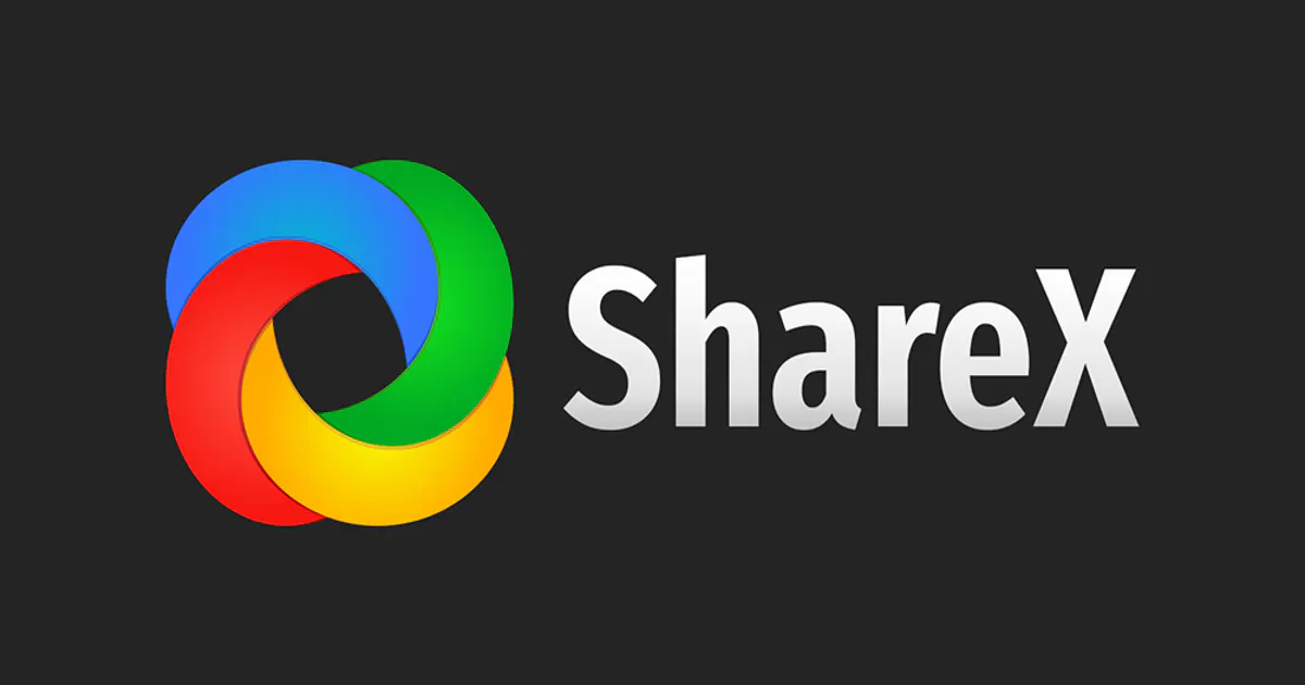 ShareX screenshot tool main window
