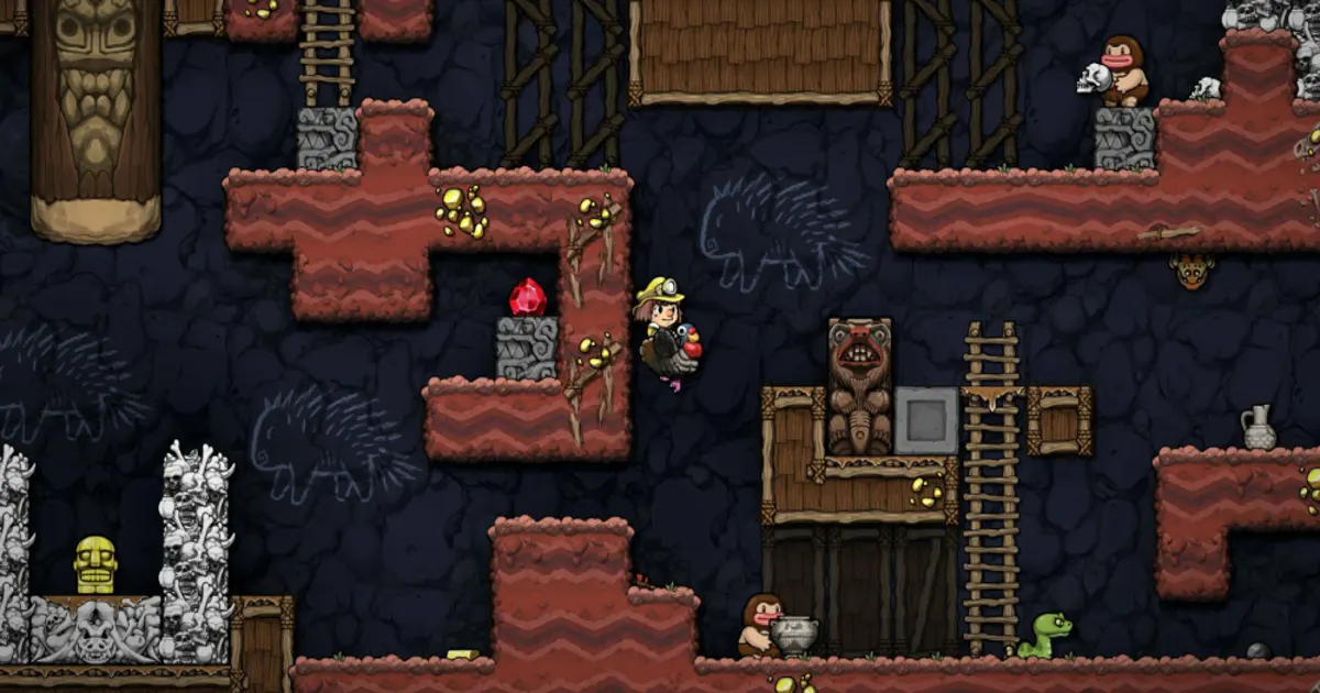 Spelunky 2 - платформер и roguelike с высокой сложностью