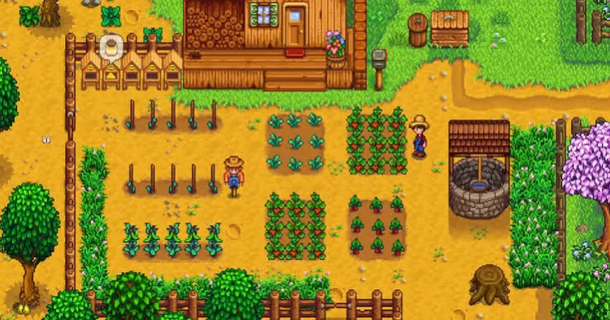 Stardew Valley split screen farming co-op