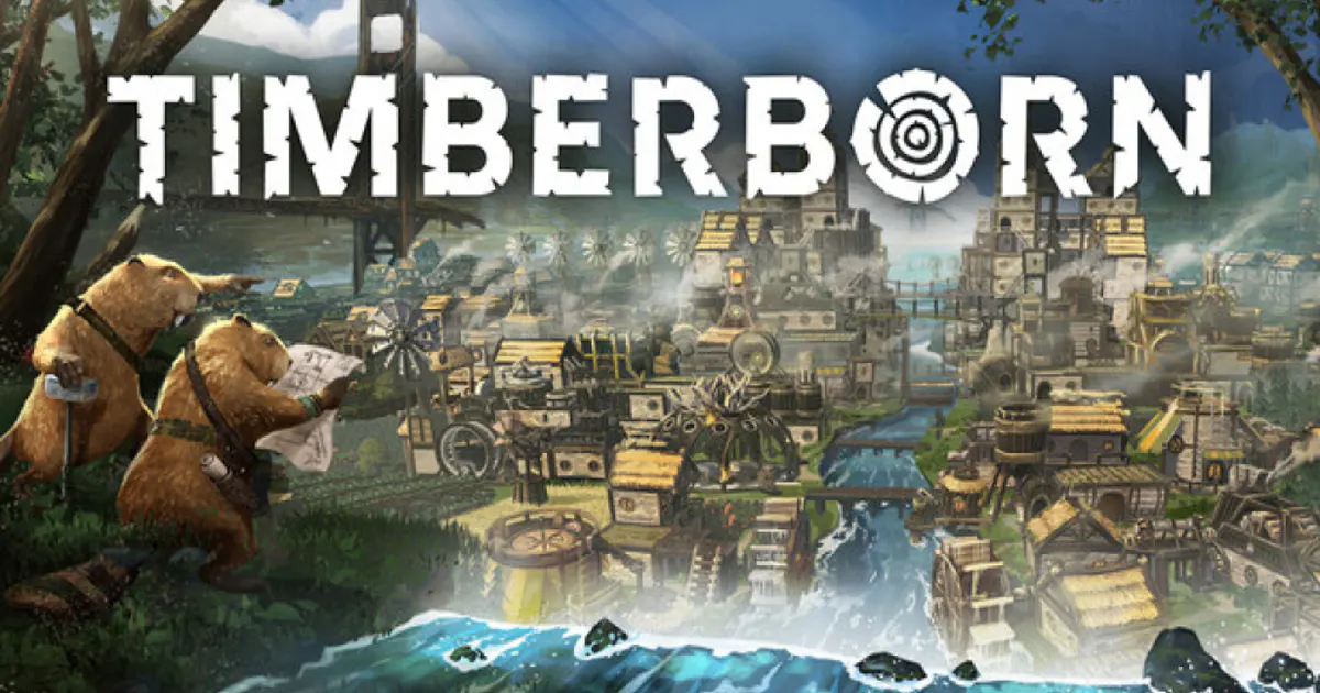 Город бобров и плотины в Timberborn