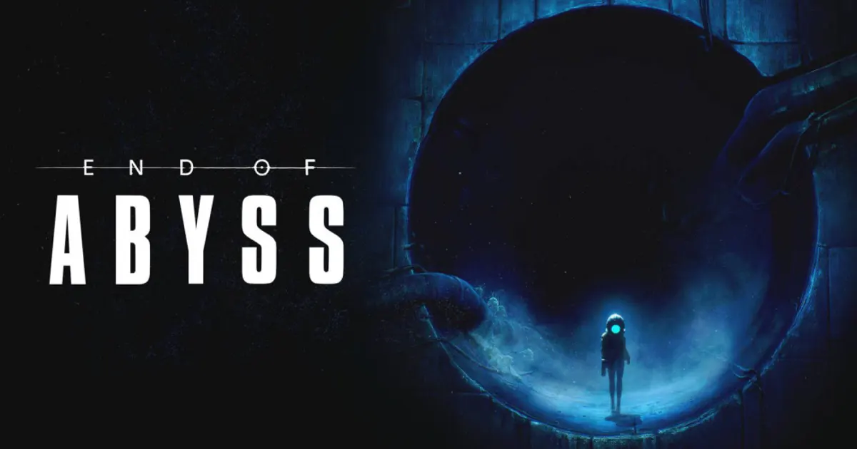 End of Abyss sci-fi metroidvania key art