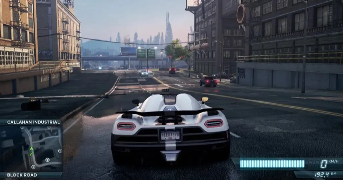 Screenshot from Need for Speed: Most Wanted, 2012
