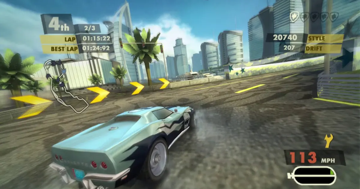 Screenshot from Need for Speed: Nitro, 2009
