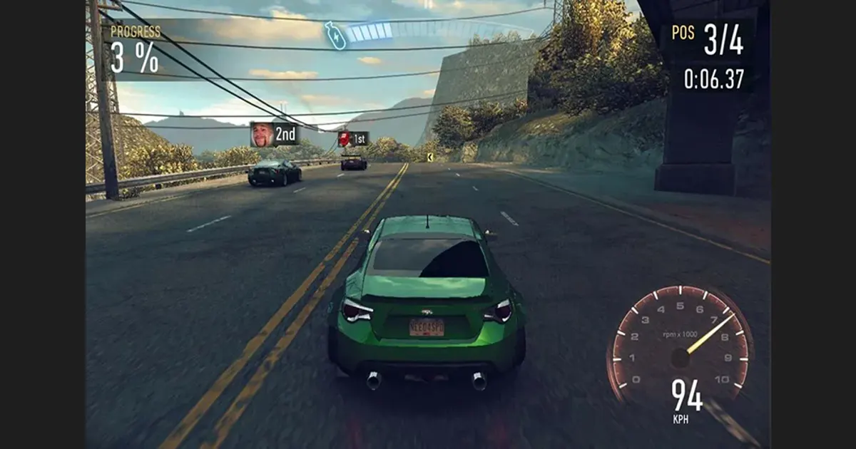 Screenshot from Need for Speed: No Limits, 2015