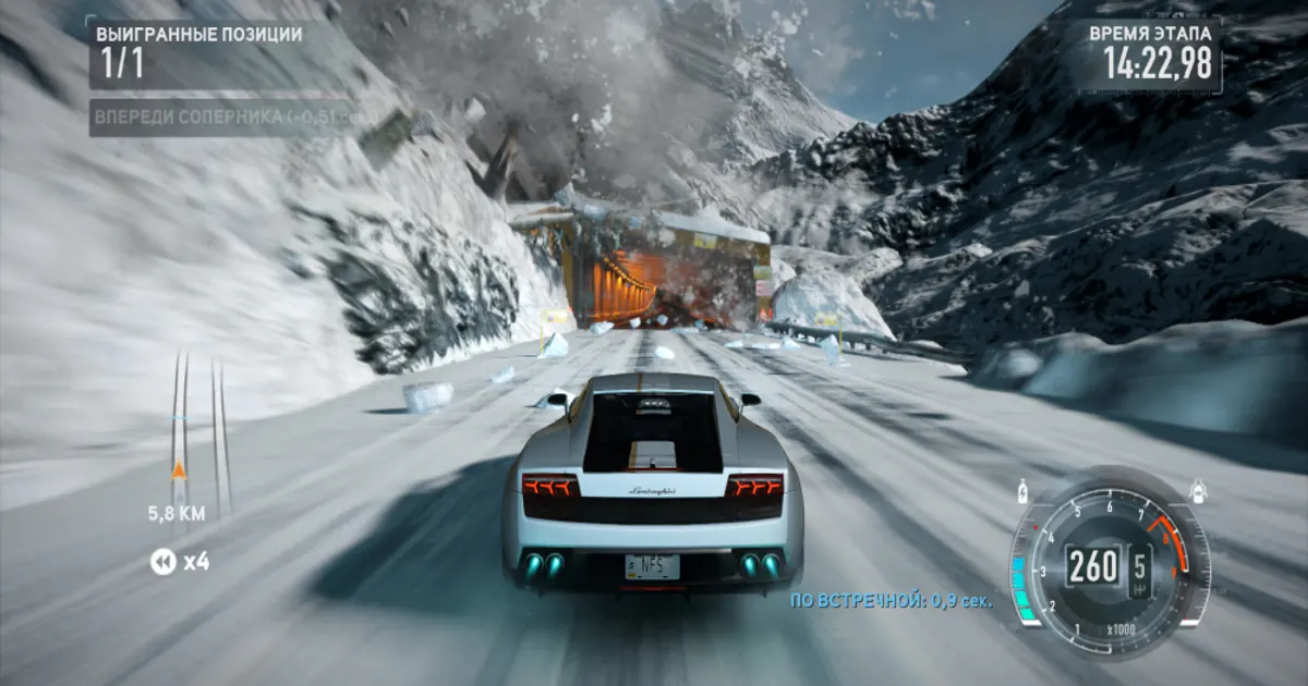 Screenshot from Need for Speed: The Run, 2011