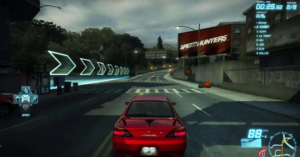 Screenshot from Need for Speed: World, 2010